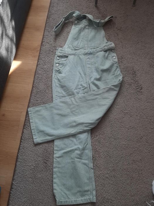 Ogrodniczki damskie Primark jasnoniebieskie w paski rozmiar M nowe