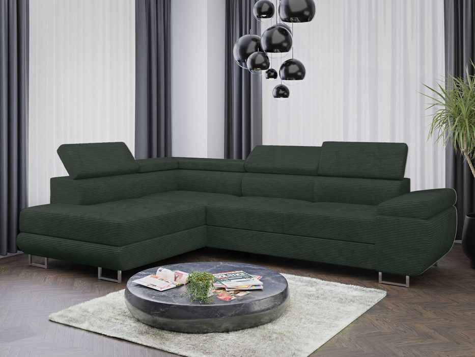 Narożnik Sofa Anton L funkcja spania lewy Poso 38 sprezyna falista