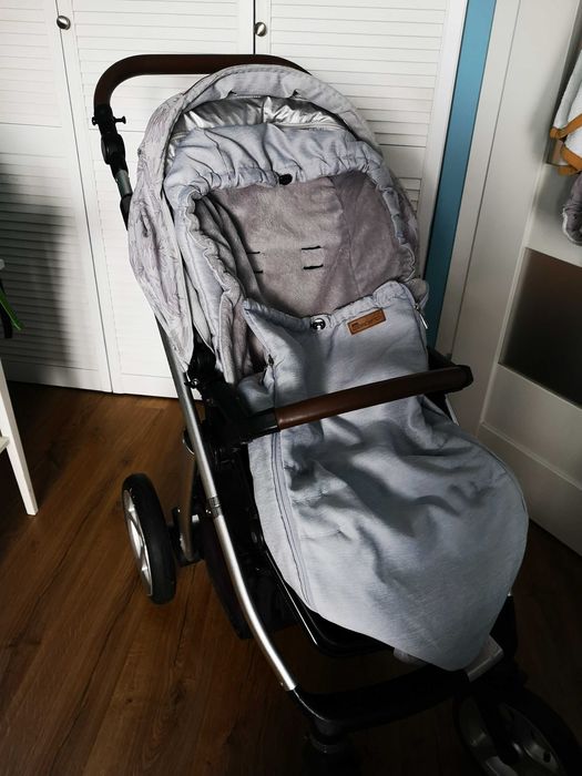 Wózek 2w1 Espiro Avenue spacerowy gondola śpiworek pompowane koła