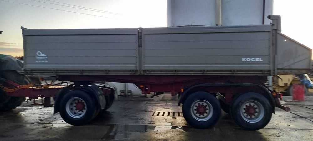 Przyczepa Naczepa 3 stronny wywrot dwuosiowa wózek dolly KOGEL SK18