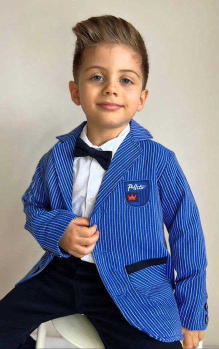 Elegancki komplet dla chłopca, garnitur, rozmiar 122, 7-8 lat