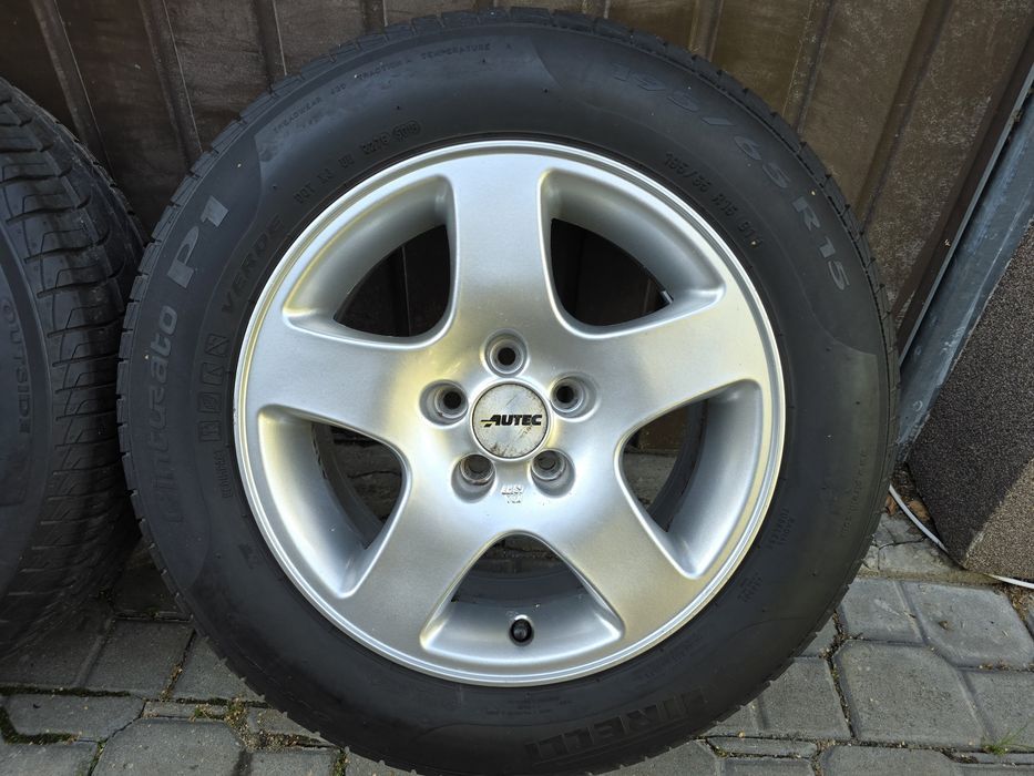 Felgi z oponami 195/65R15 VW Golf 4 5x100 New Beetle Audi A3 Bora octa