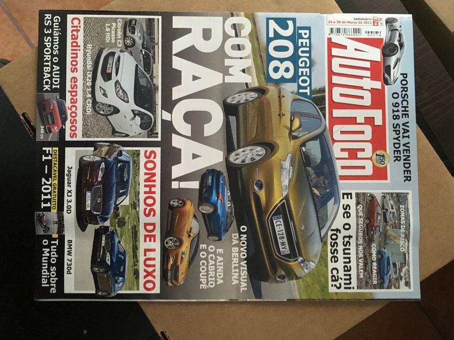 Revistas Turbo e AutoFoco, vários anos