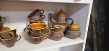 Mirostowice, serwis do kawy Nefryt - Vintage Prl