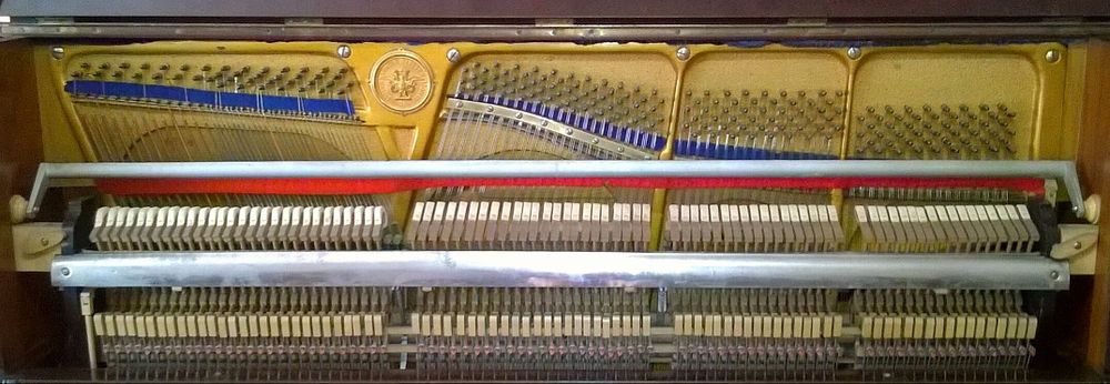 Pianino, Oryginalny Arnold Fibiger, instrument sprzed I W.Świat.1909r