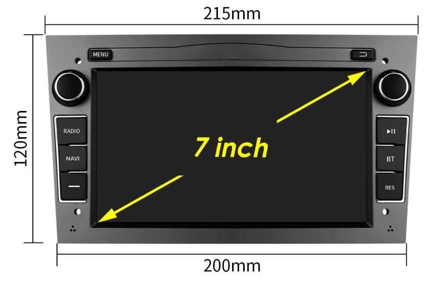 Radio Samochodowe, Android 13 PL ekran 7" Cali GRUPY SAMOCHODÓW OPEL