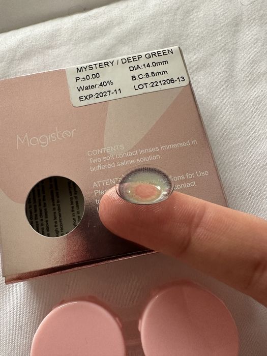 Lentes de contacto Deep Green - 14 cores diferentes disponiveis!