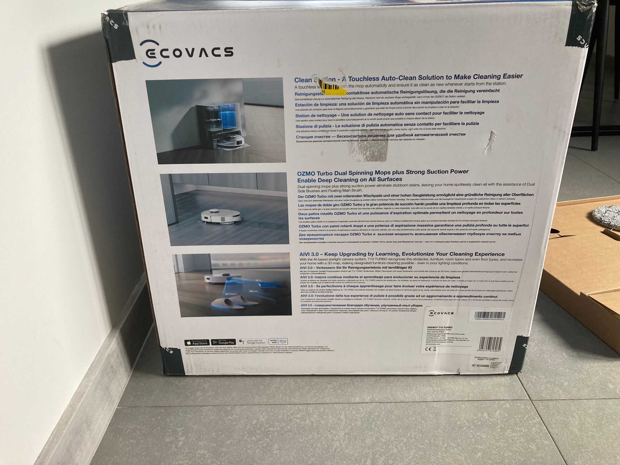 Robot sprzątający ECOVACS Deebot T10 Turbo