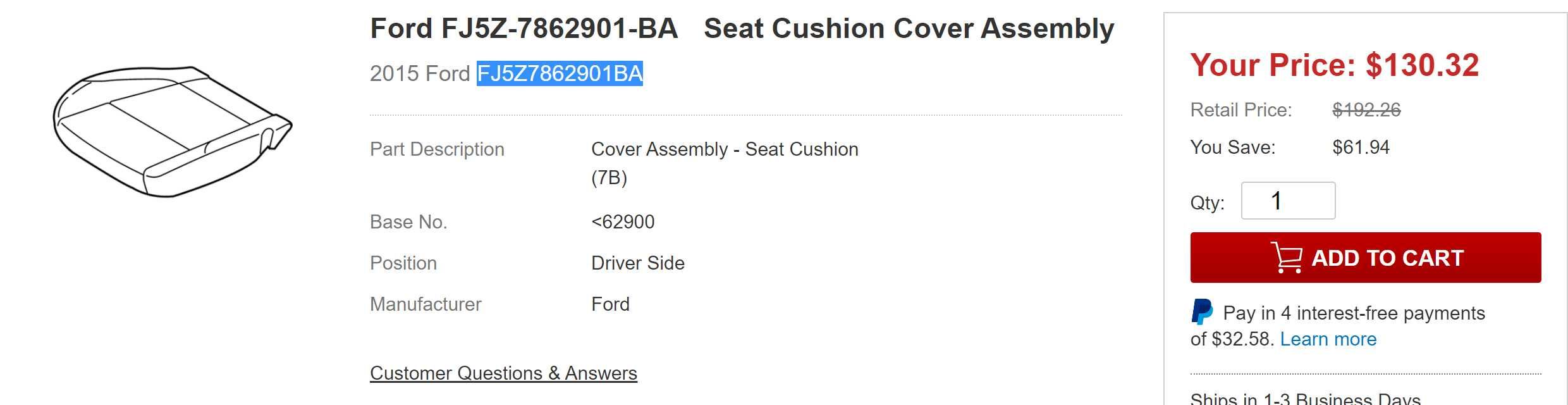 Нові оригінальні чохли (обшивка) на сидіння Ford Escape або Ford C-Max
