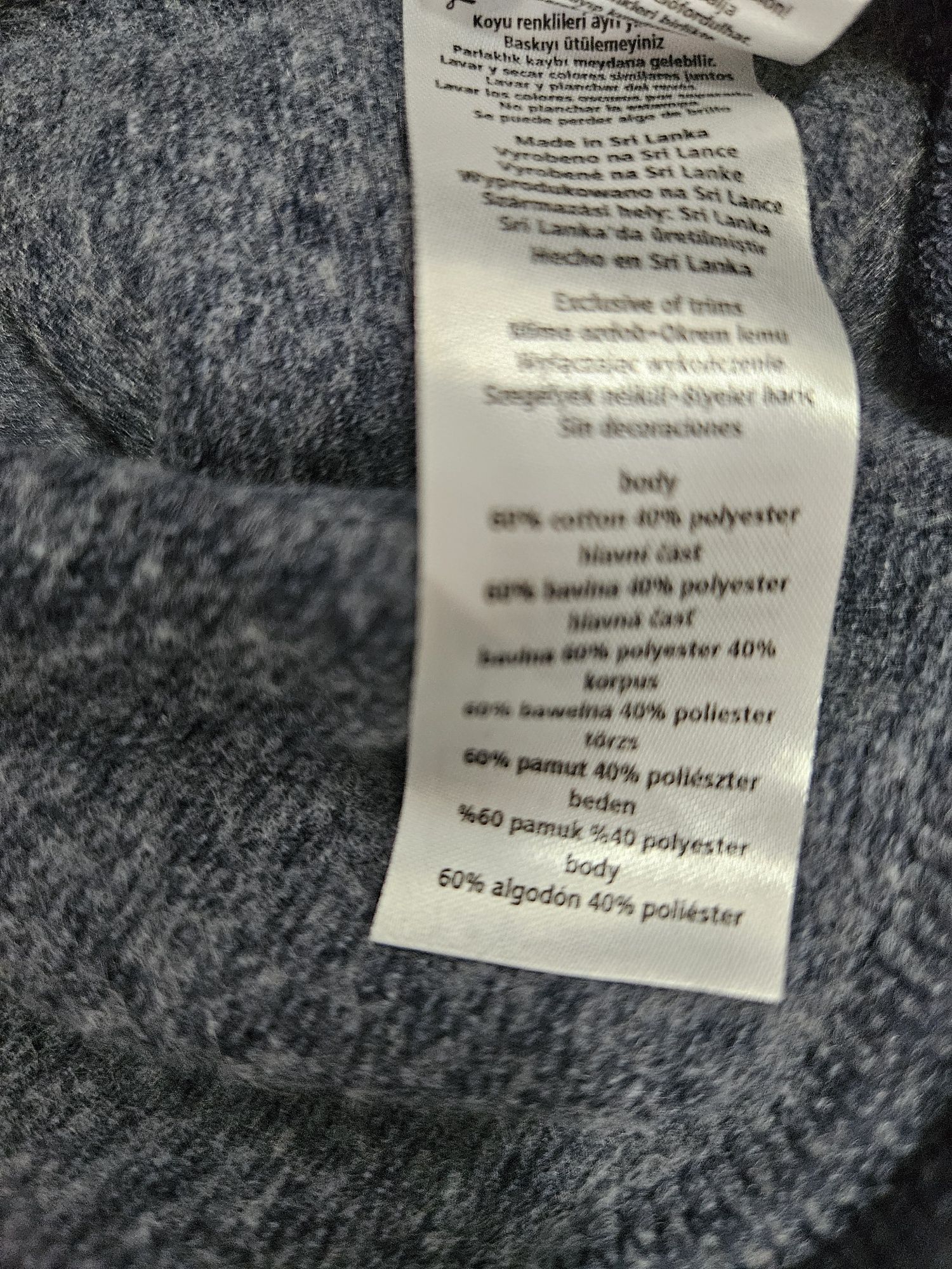 Granatowa bluza dziewczęca F&F r. 134