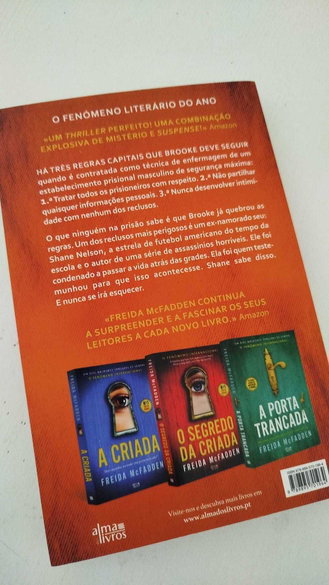 Livro O Recluso de Freida McFadden
