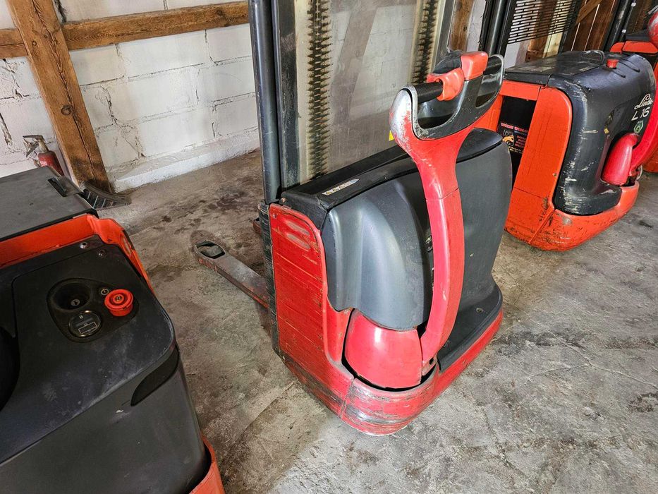 Linde L12 duplex wózek paleciak elektryczny 2,55m