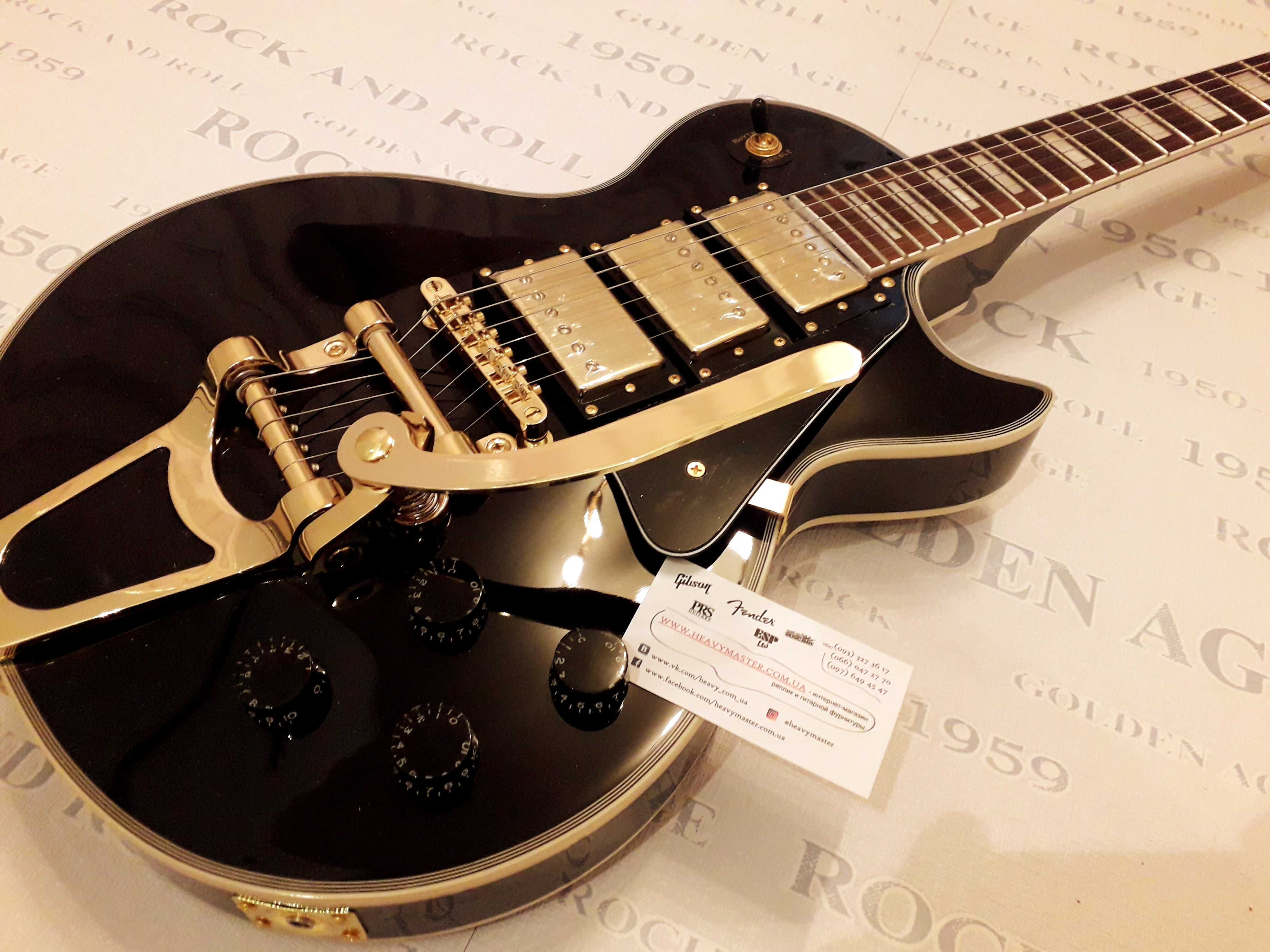 Электрогитара Джibson Les Paul Custom bigsby China