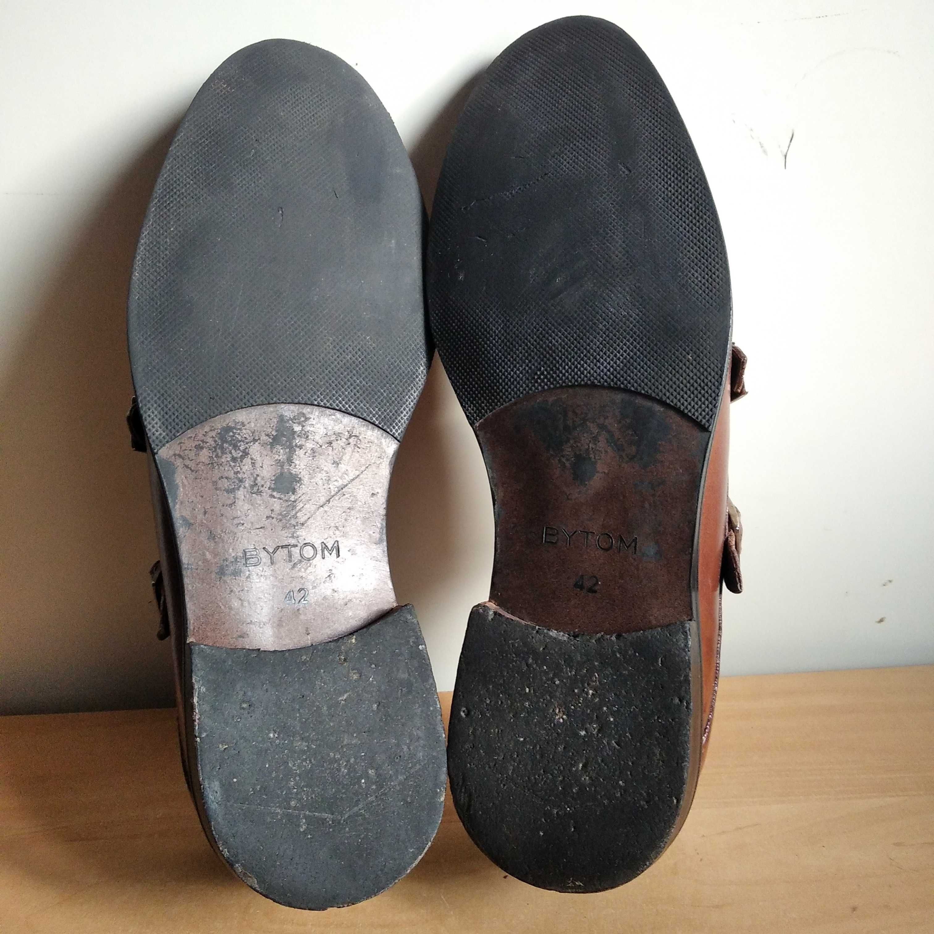 Buty męskie monki BYTOM skóra naturalna roz.eu-42