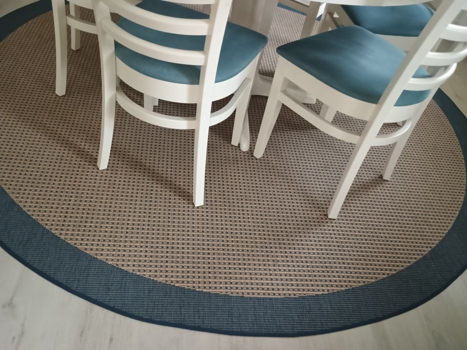 Dywan 240cm, okrągły, płaskotkany