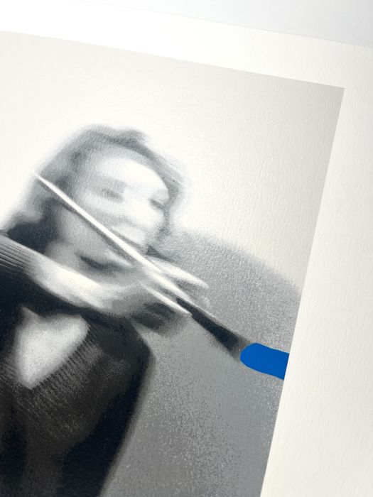 Serigrafia de Helena Almeida Pintura habitada (Inhabited painting)