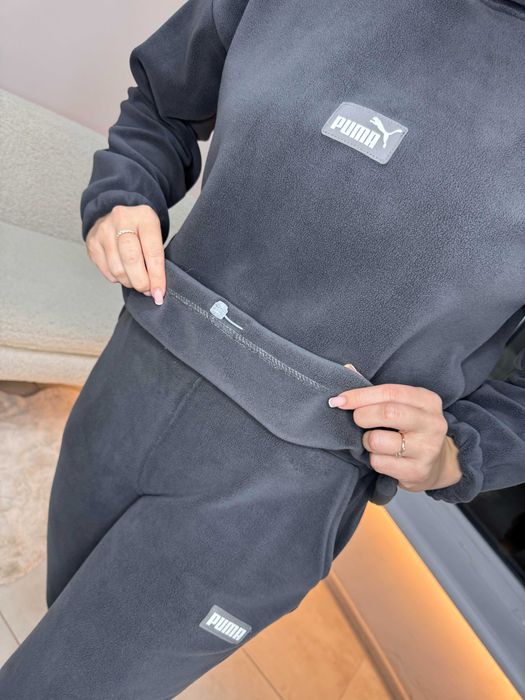 ТЕПЛО! Женский костюм утеплённый с кулиской S-XXL зимний капюшон