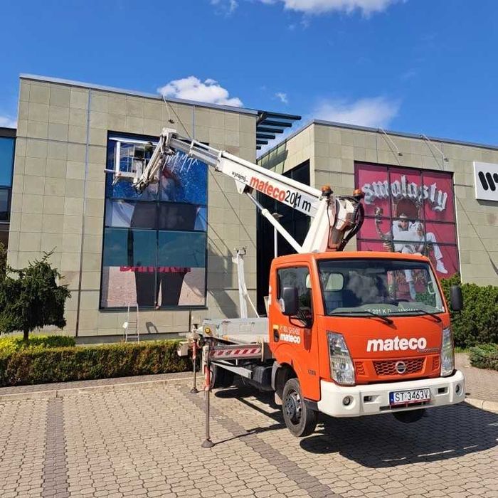 Wynajem, Podnośnik koszowy, Zwyżka, 20M, Multitel, Warszawa