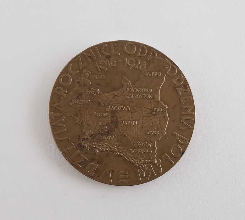 Medal z brązu - Rocznica Odrodzenia Polski Józef Piłsudski Marszałek