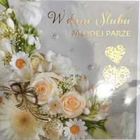Kartka Ślub W Dniu Ślubu życzenia +koperta wzór do wyboru