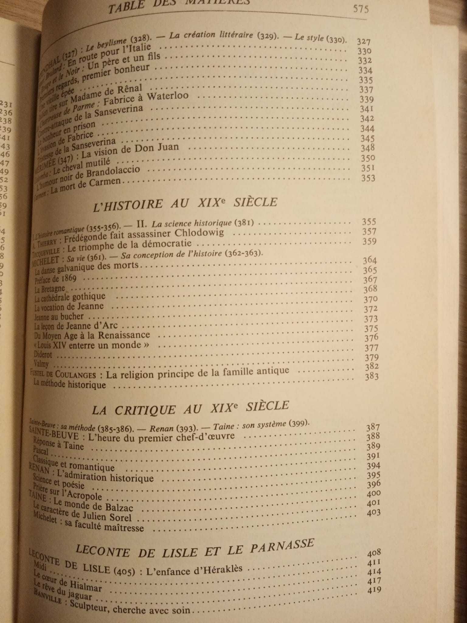 Coleção Literatura Francesa (Século XIX) de Lagarde e Michard