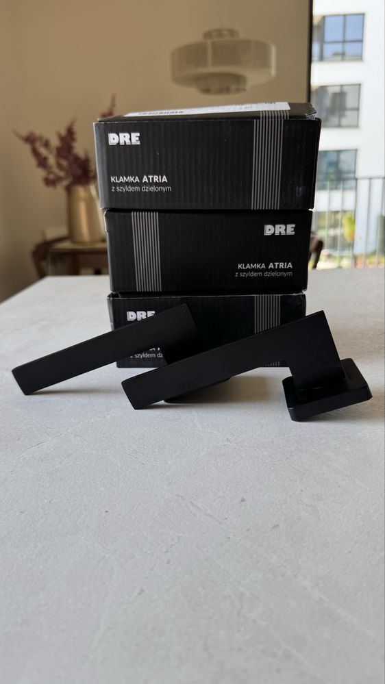 Klamki DRE ATRIA – czarny mat (NOWE)