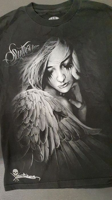 Koszulka Sullen M. Angel. Tattoo art style.