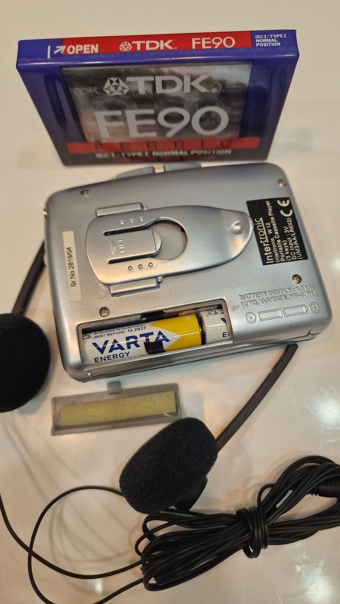 Leitor de cassetes Intertronic walkman