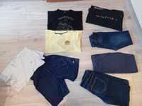 Zestaw 146-152 bluza spodnie szorty bluzki paka firmowa