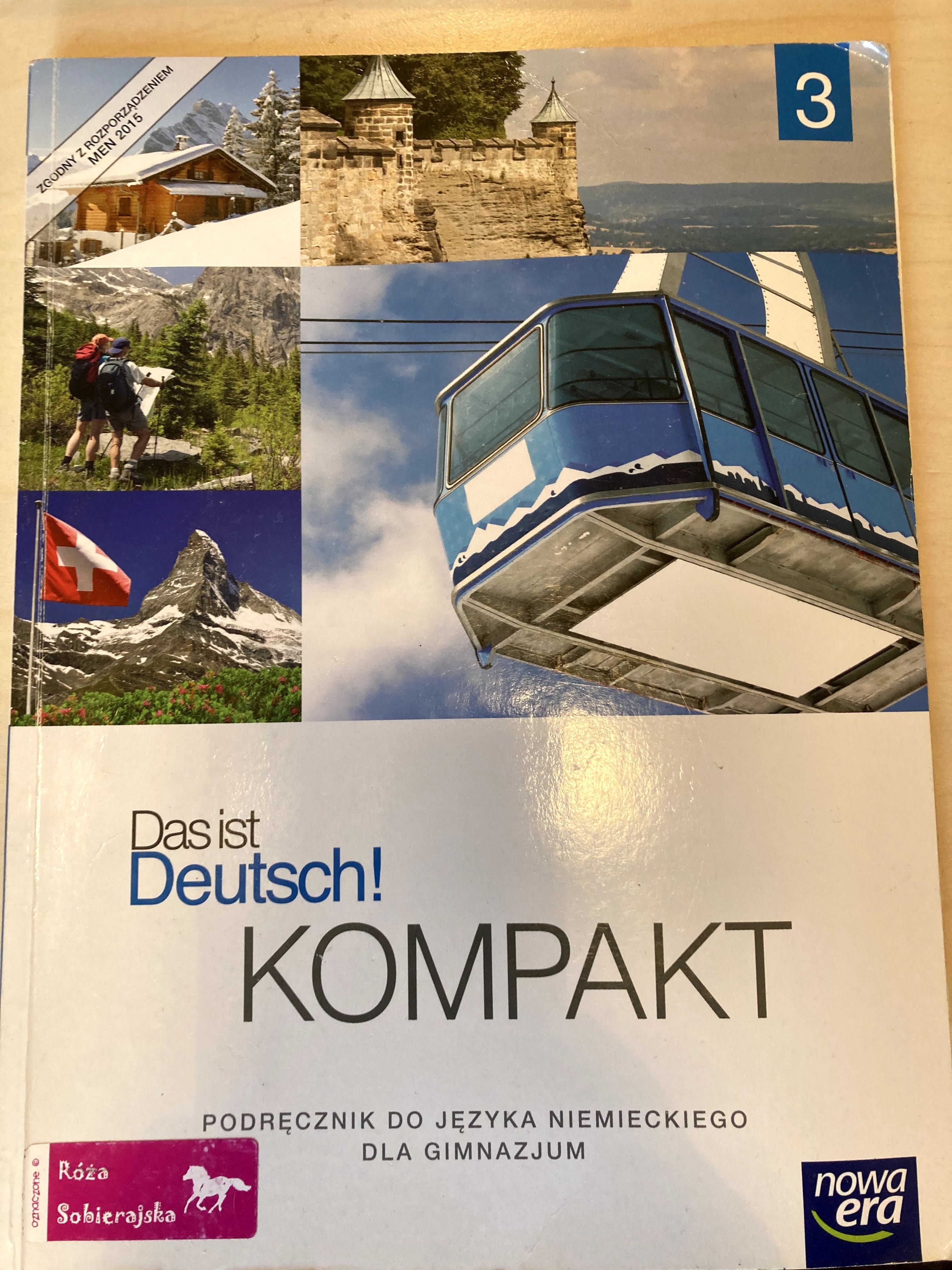 Das ist Deutsch! Kompakt zeszyt ćwiczeń niemiecki 3 klasa