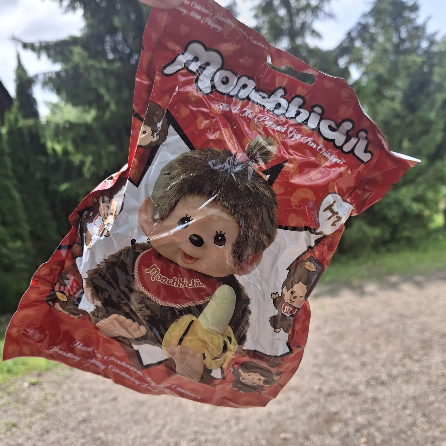 Śliczny pluszowy brelok Monchhichi 1 sztuka