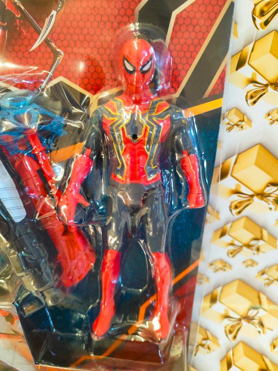 герои Человек Паук Спайдермен 17см фигурка SpiderMan катапульта