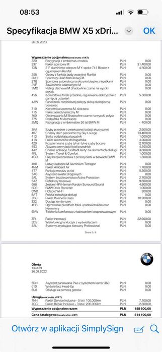 BMW X5 Cesja Leasingu
