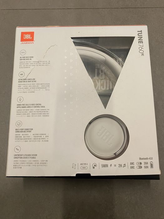 Auscultadores JBL Tune 760 NOVOS