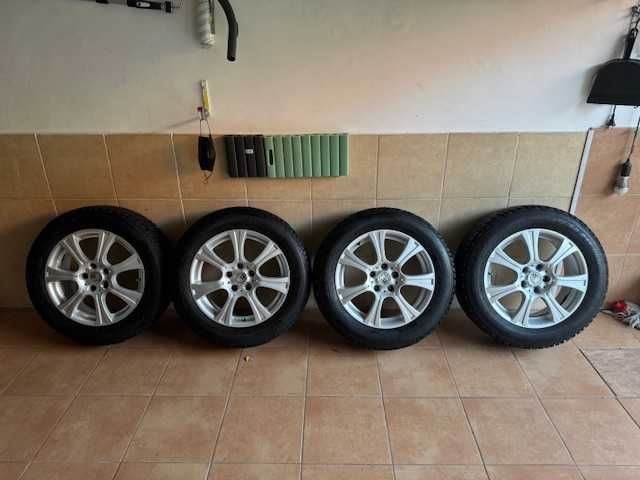 felgi aluminiowe z oponami zimowymi 215/60 r17