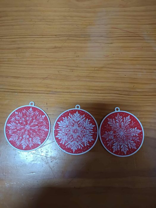 Bolas de natal em 3d