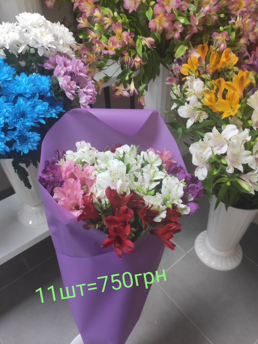 Квіти, букети, рози, подарункові коробки
