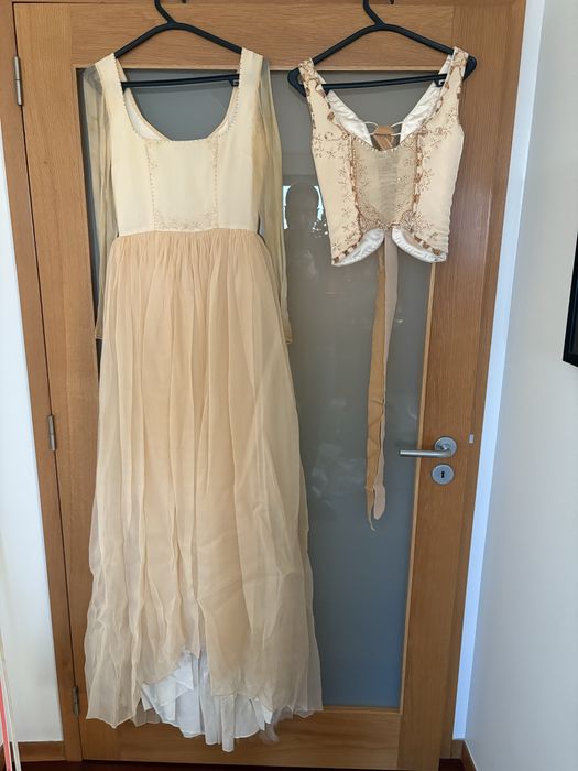 Vestido de Noiva Manuela TOJAL pintado à mão