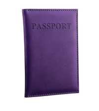 Carteira \ Bolsa passaporte documentos * ROXO