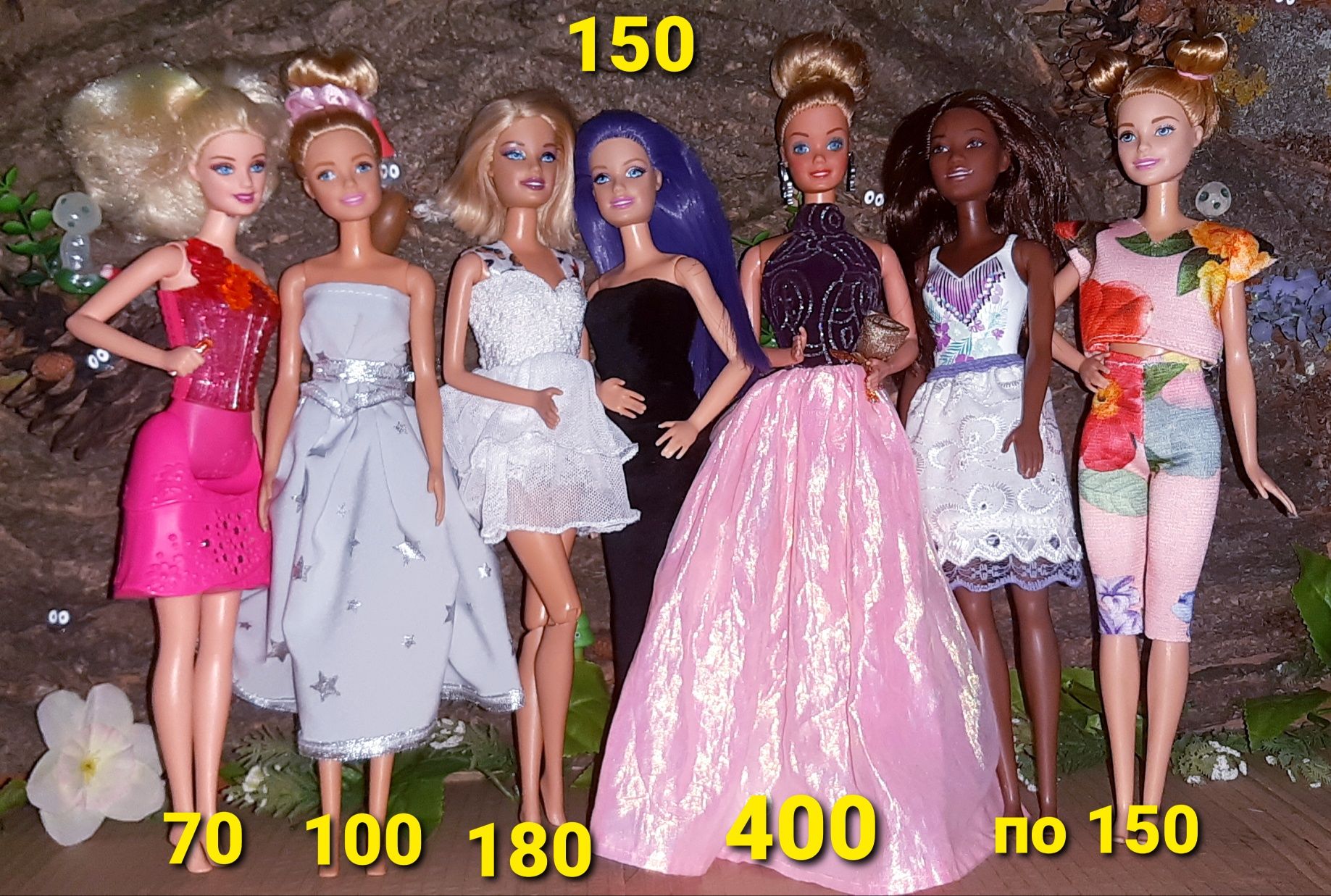 Куклы Барби разные.