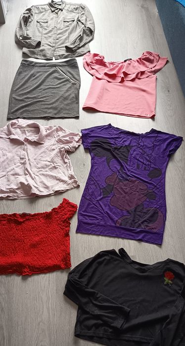 Mix zestaw damskich ubrań w rozmiarach XS, M, L, XL