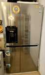 Lodówka srebrna LG GSJ761PZXV Door in door No frost side by side