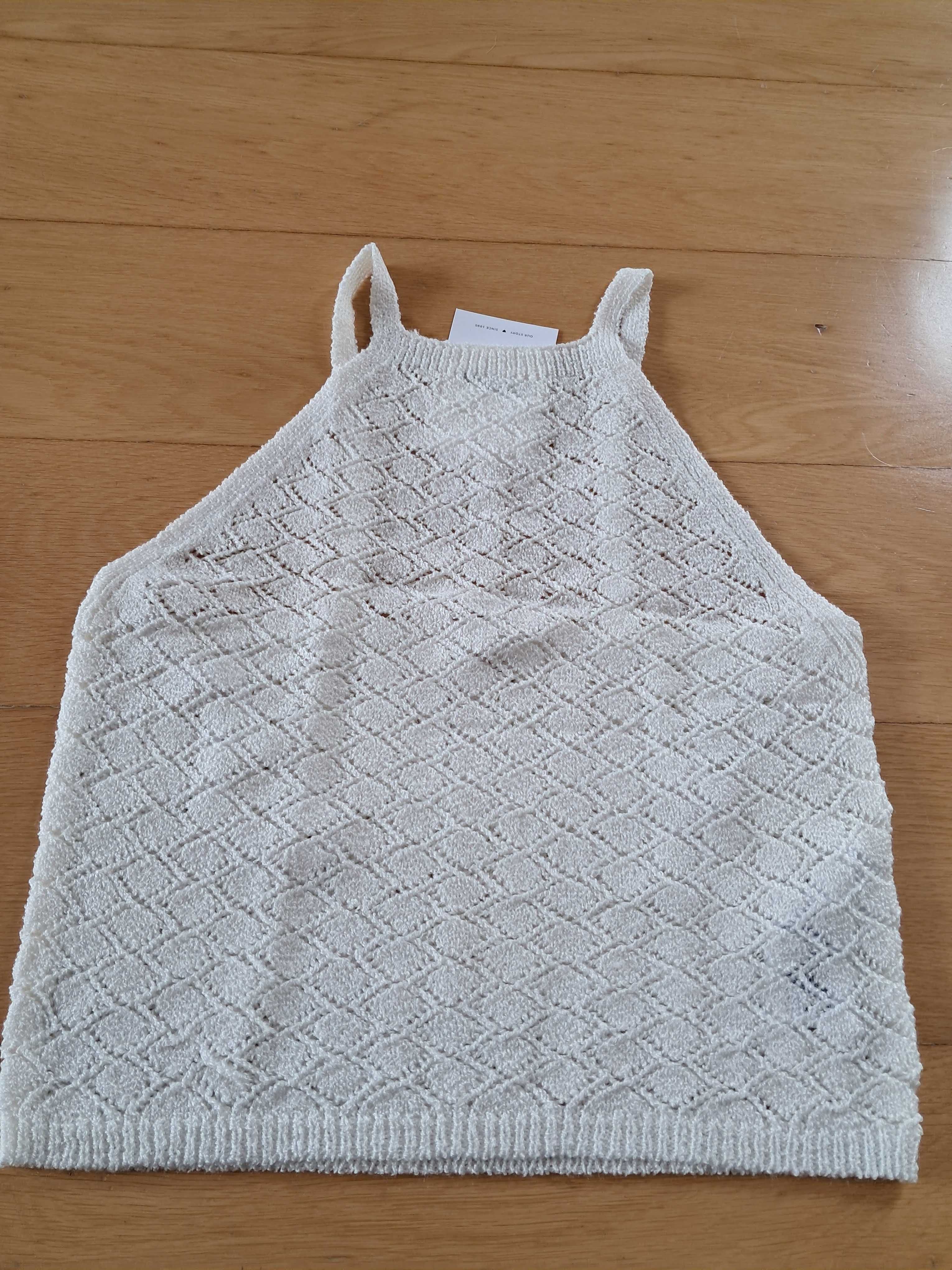Top branco da Only novo com etiqueta