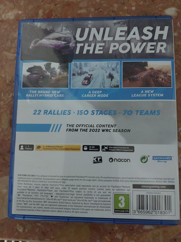 WRC Generations playstation 5