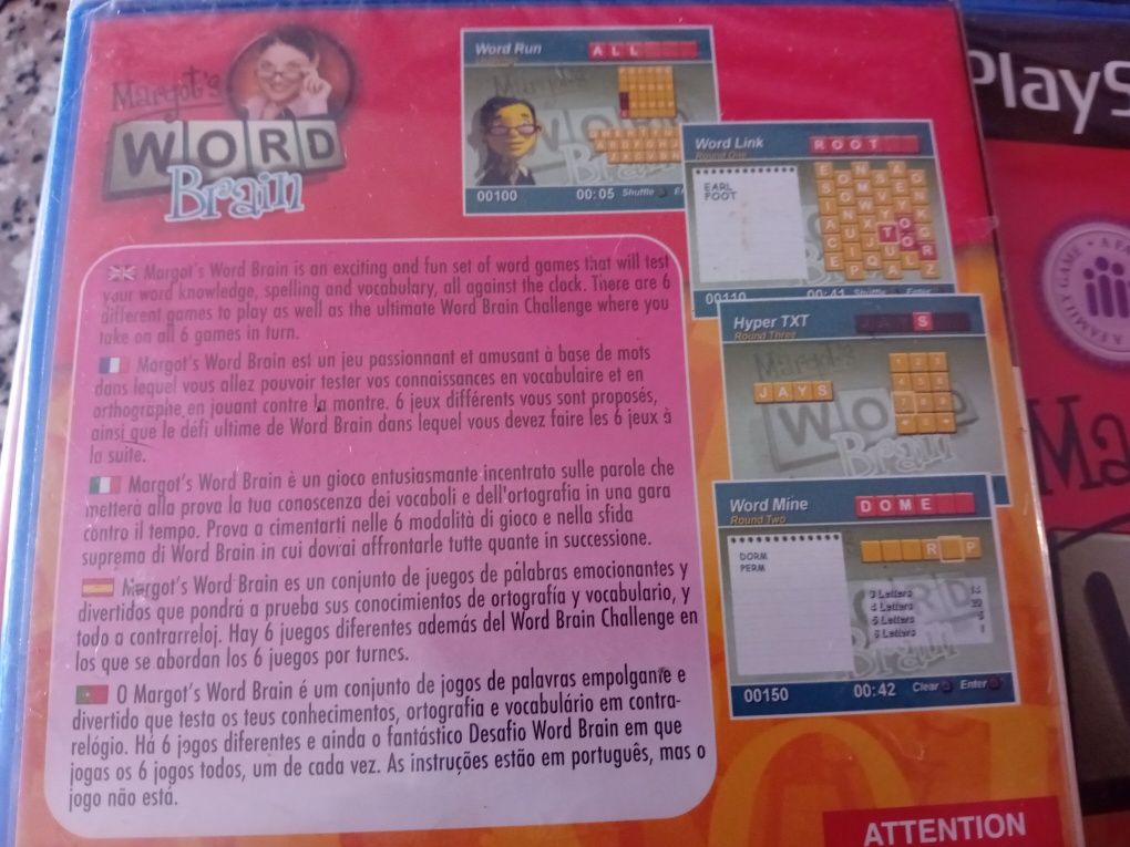 Jogo PlayStation 2 Margot's World Brain Novo