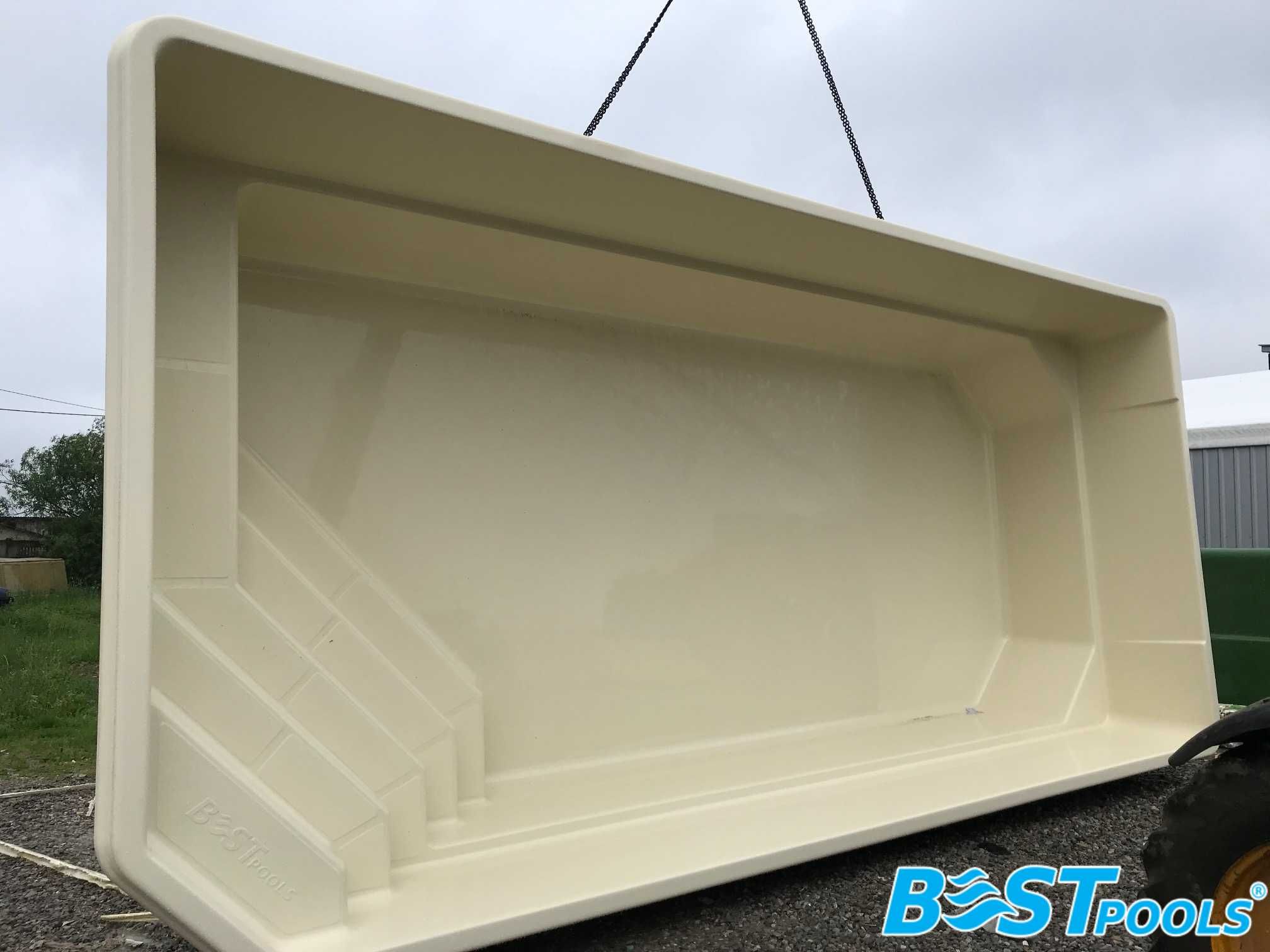 Basen poliestrowy Santorini 7.5x3.5x1.55 - PRODUCENT Bestpools