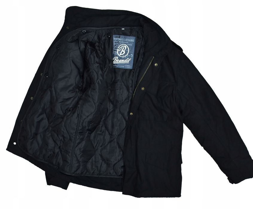 Brandit M65 Kurtka Outdoorowa Męska Z Wpinka Ocieplana L