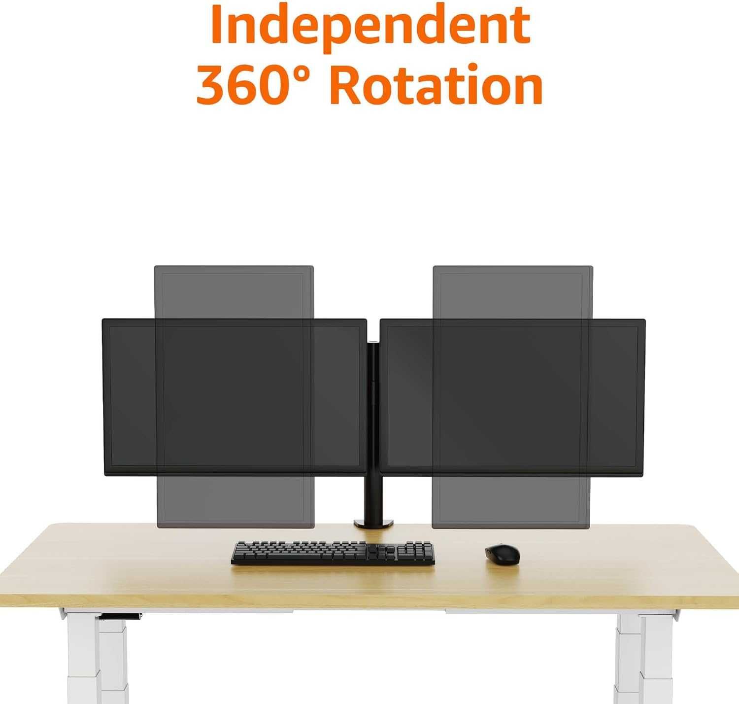 Amazon Basics Stojak na 2 monitory