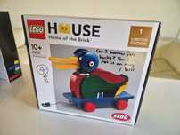 AUTOGRAF Klocki LEGO House 40501 - Drewniana kaczka z autografem!!!