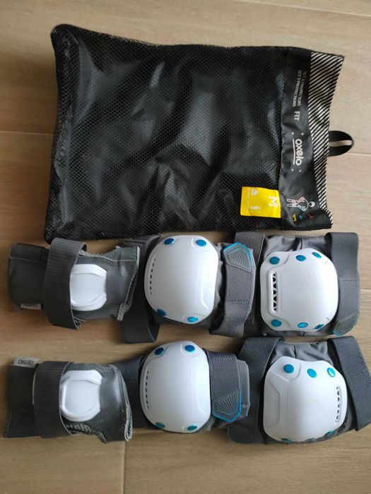 Patins Oxelo 39 + kit proteção